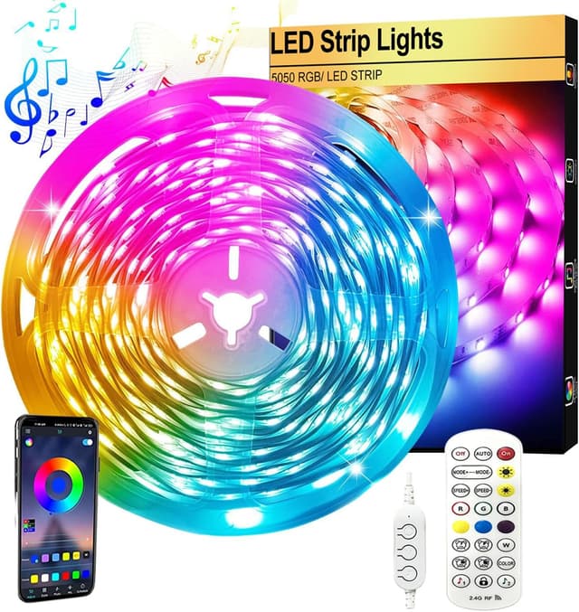 Thumbnail 6 de FOLAI LED-Strip 3 m (USB, RGB, Fernbedienung, Timer, Musik-Synchronisation)