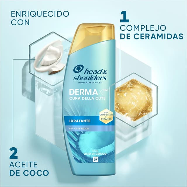 Thumbnail 2 de Head & Shoulders DermaXPro Champú Anticaspa 6x300ml 🥥
