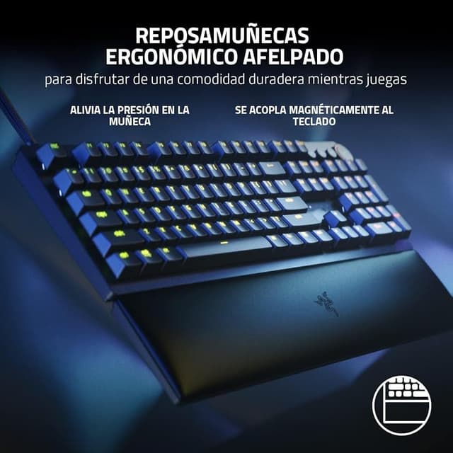 Detalle 2 de Razer Huntsman V2 Tenkeyless Teclado óptico TKL ⌨