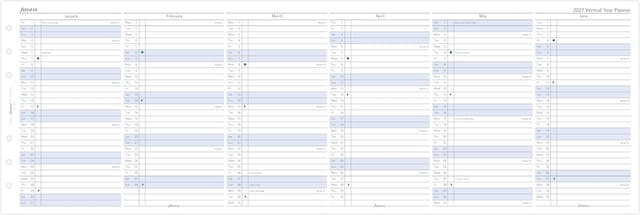Detalle 2 de Filofax Agenda 2027 vertical đź““