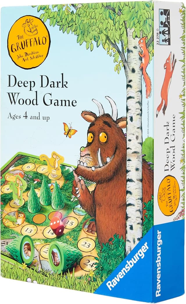 Detalle de Ravensburger Gruffalo Deep Dark Wood board game – family dice game for ages 4+ (2–4 players)