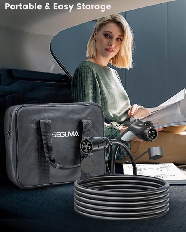 Thumbnail 6 de SEGUMA EV Charger Extension Cable (21ft, 40Amp) for J1772 EVs/PHEVs