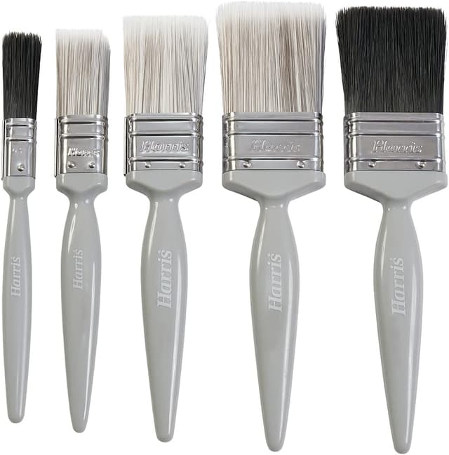 Detalle 1 de Harris Essentials Walls & Ceilings and Woodwork 10 Pack emulsion & gloss paint brushes