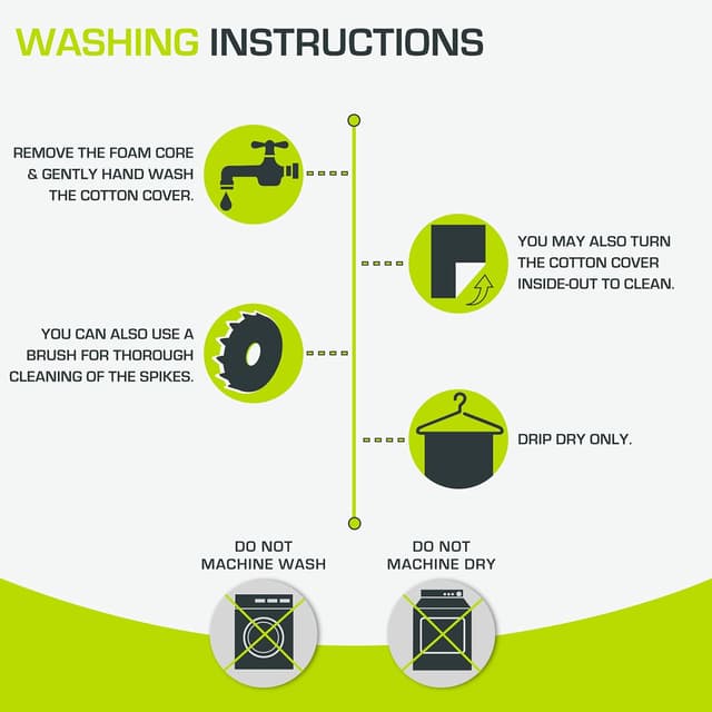 Thumbnail 5 de ProsourceFit Acupressure Mat and Pillow Set for Pain Relief 🧘