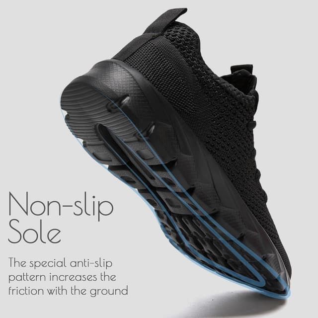 Thumbnail 5 de Oltyutc Mens Trainers Running Mesh Slip-On Shoes