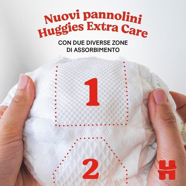 Detalle de HUGGIES Extra Care Taglia 2 104 pz