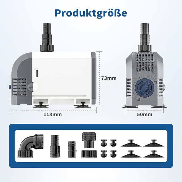 Thumbnail 4 de everfarel pompa acqua 15W 900 L/h per laghetto e giardino 🌊