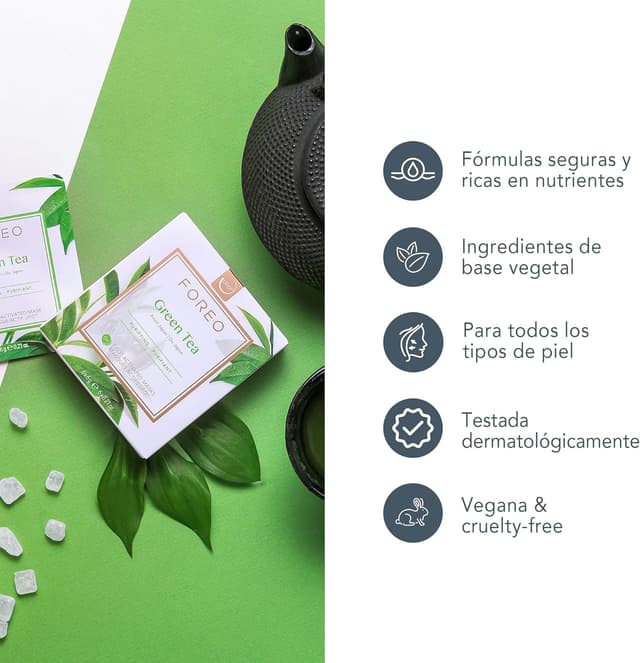 Thumbnail 4 de FOREO UFO Green Tea - Mascarillas faciales purificantes 🍵