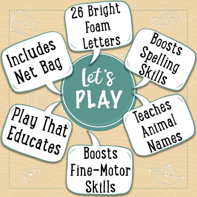 Thumbnail 5 de Jaques of London Alphabet Foam Bath Letters