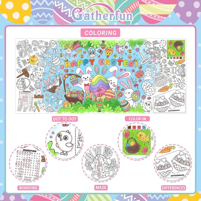 Thumbnail 2 de Gatherfun Easter activity poster 31.5 x 72