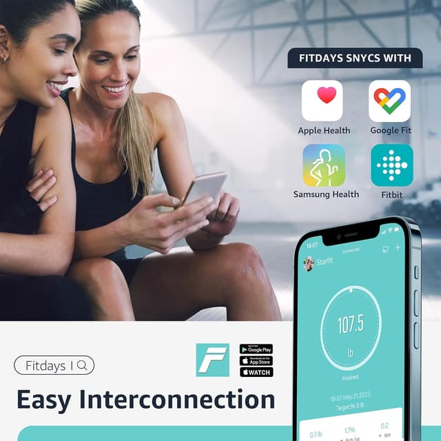 Thumbnail 5 de Posture Personenwaage Digital mit 13 Messwerten ⚖