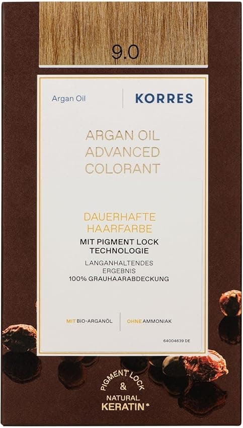 Detalle de Korres Argan Advanced Coloration Light Brown 5.0, 145 ml