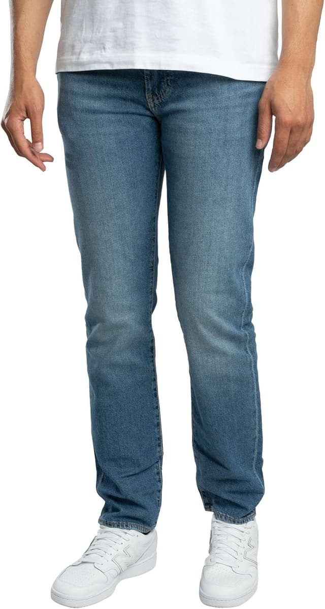 Detalle de Levi’s 511 Slim v5 para hombre Take It from The Top (32W / 30L): vaquero ajustado sin irte al extremo