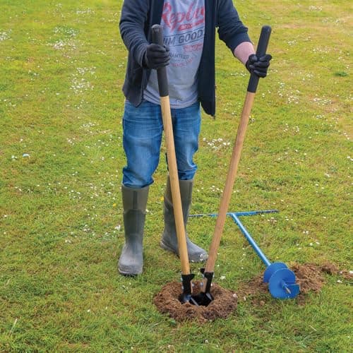 Thumbnail 2 de Silverline Tools 555508 Pala robusta para cavar postes 🛠