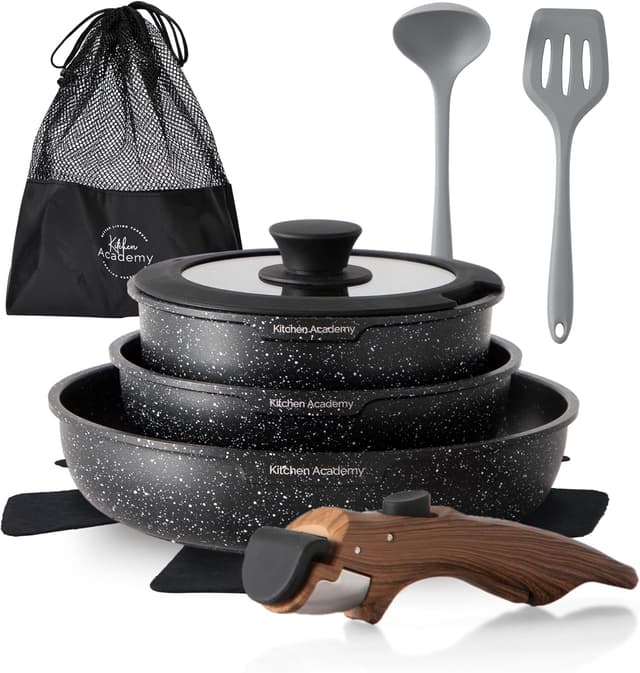 Imagen de Kitchen Academy Non Stick Cookware Set 10-Piece en OfertitasTOP