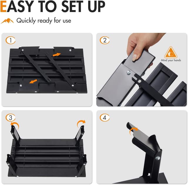 Thumbnail 6 de Portal Small Folding Camping Table 40x29x16cm