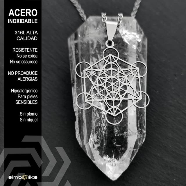 Thumbnail 2 de Simboliks Metatron colgante 3 cm Geometría Sagrada