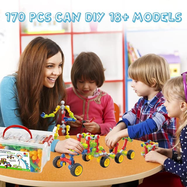 Detalle de 170-Piece Building Toys for Kids