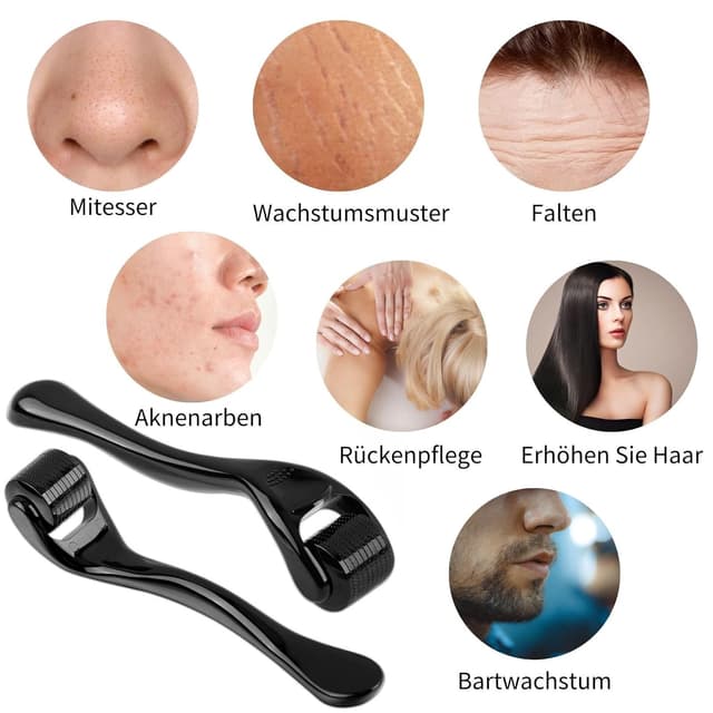 Detalle 2 de Derma-Roller 0,5mm Microneedling Roller 540 Nadeln