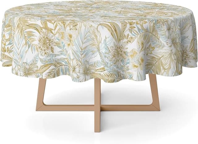 Imagen de Martina Home Mantel Resinado Danubio Doré, Redondo 140 cm 🏡 en OfertitasTOP