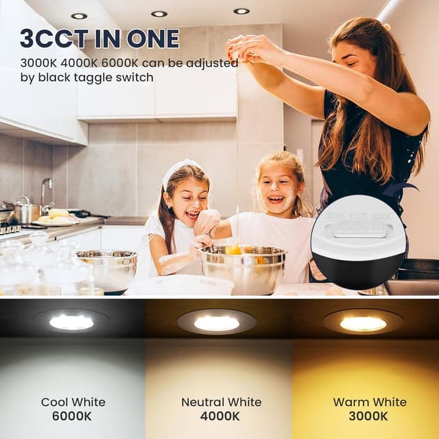 Detalle 2 de LED-Einbaustrahler 6er Set 6 W dimmbar