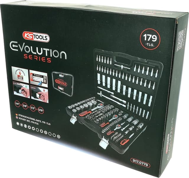 Thumbnail 1 de KS Tools 917.0779 Juego de vasos 179 pzs