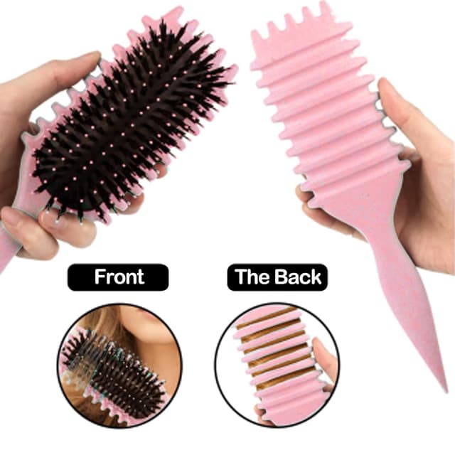 Detalle 2 de Lockenbürste Rosa definieren Locken