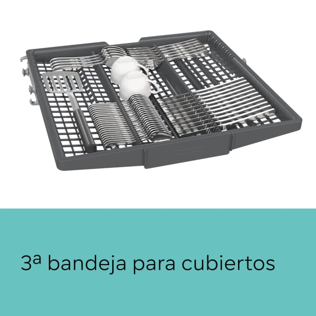 Detalle de Siemens SN23HW02ME lavavajillas 14 servicios