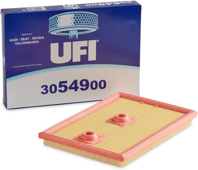 Detalle de Filtre à air UFI Filters 30.549.00 (cellulose) pour Audi, Seat, Skoda et Volkswagen