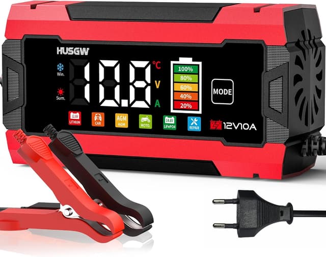 Detalle de 10A Autobatterie Ladegerät 12V LiFePO4