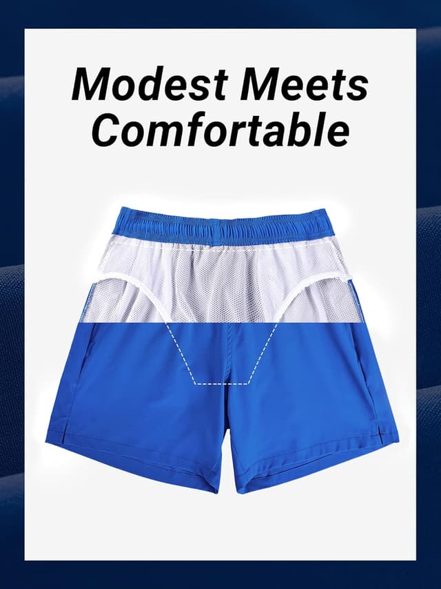 Detalle 2 de Arcweg pantaloncini da bagno uomo a asciugatura veloce con tasche e coulisse