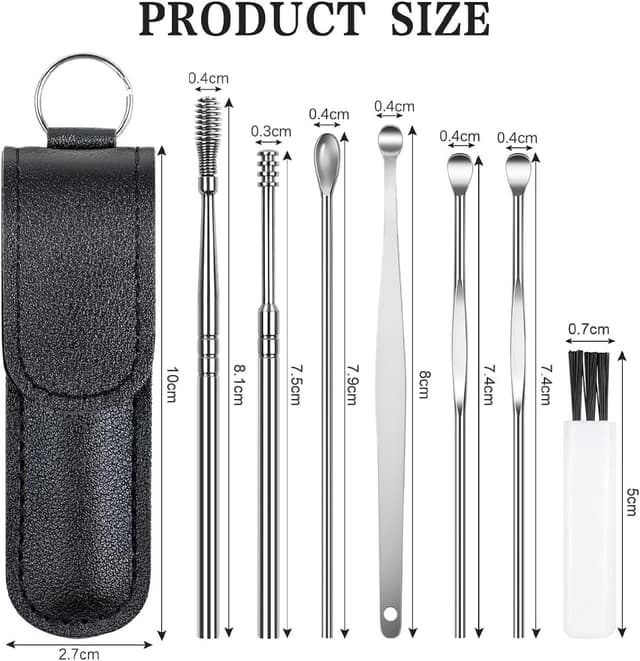 Thumbnail 1 de Vicloon Pulisci Orecchie 14 strumenti 👂