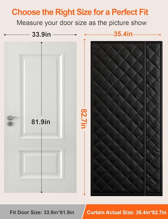 Thumbnail 1 de URBZUE Magnetic Thermal Door Curtain