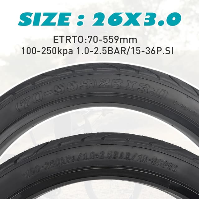 Thumbnail 3 de ZUKKA E Bike Fahrradreifen 26 x 3.0