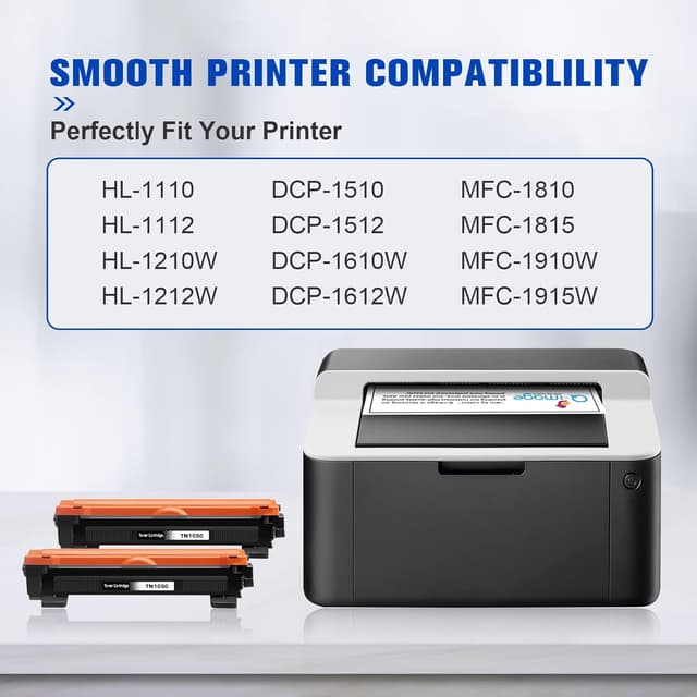 Detalle 2 de Q-image TN1050 / TN 1050 compatible toner cartridges (2 black) for Brother TN-1050 printers