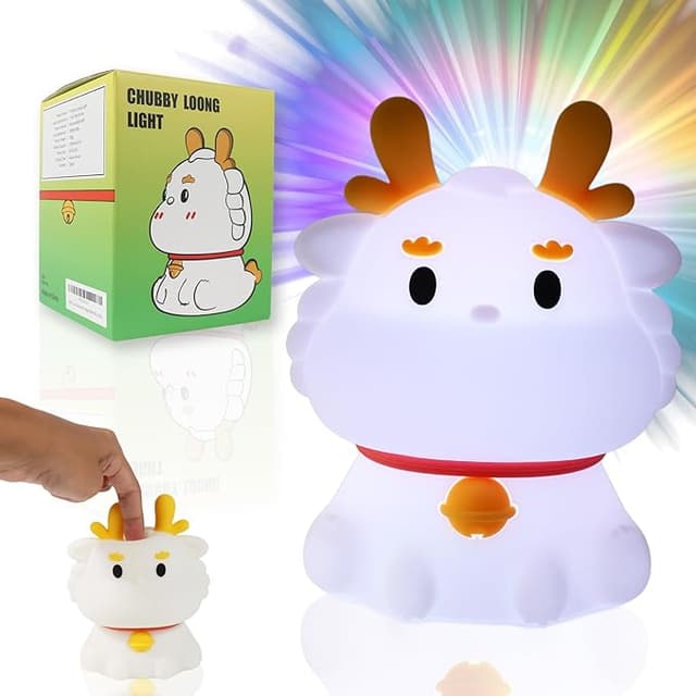 Imagen de AMHÖ Luz Nocturna Infantil 16 Colores 🌙 - Lámpara Quitamiedos en OfertitasTOP