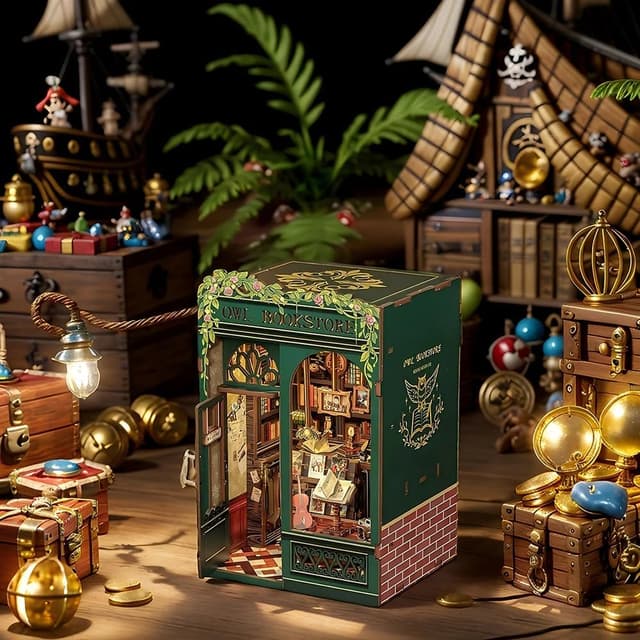 Thumbnail 4 de Cutefun Book Nook Kit 139 parts 🏠