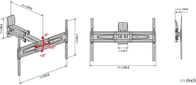 Thumbnail 3 de Meliconi DUALMOTION 600 EASY supporto TV 40-82