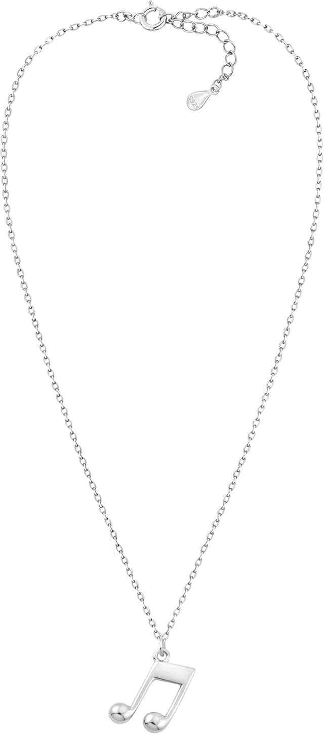 Thumbnail 5 de 925-Silber Damen-Halskette Musiknoten 42-45 cm