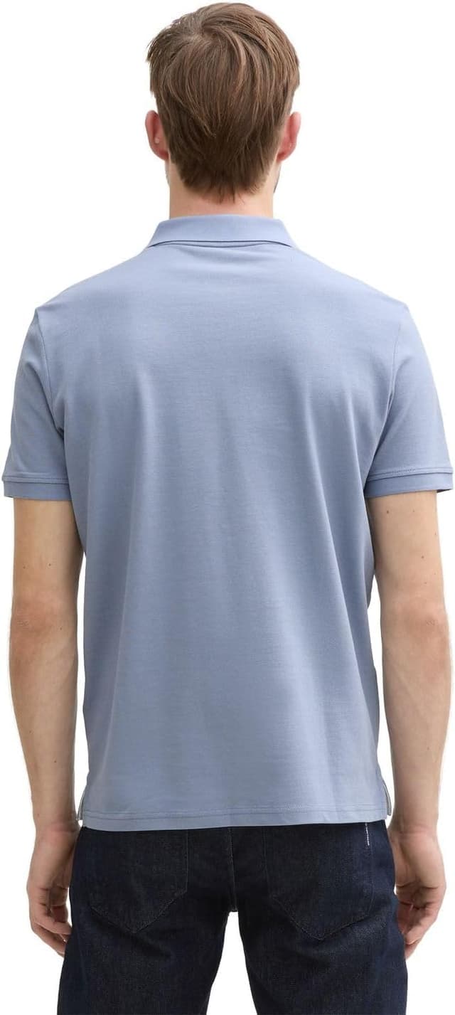 Detalle 2 de Tom Tailor 1031006 Polo Basic in piqué da uomo (confezione da 1)