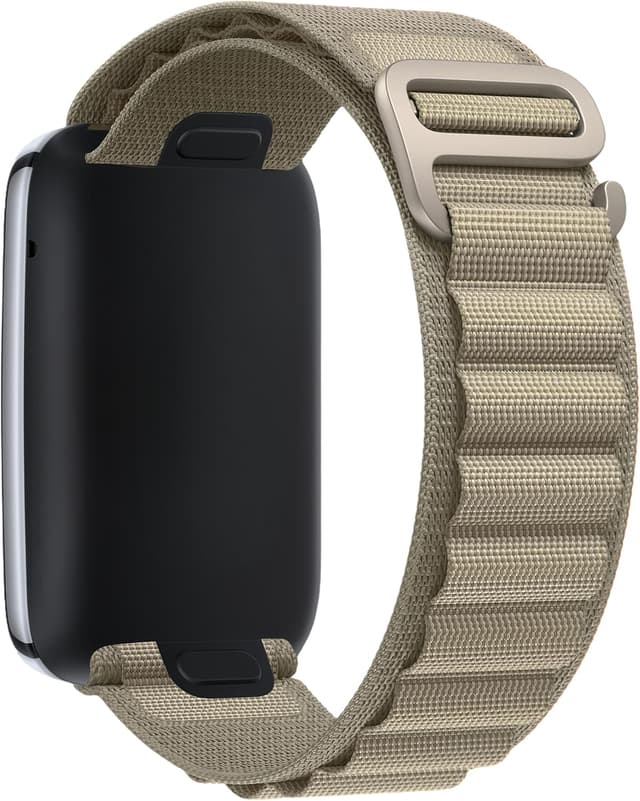 Detalle de Cinturino in nylon con G-Hook per Apple Watch Ultra 3/2/1 e SE/Series 11–1, regolabile outdoor 38–49 mm