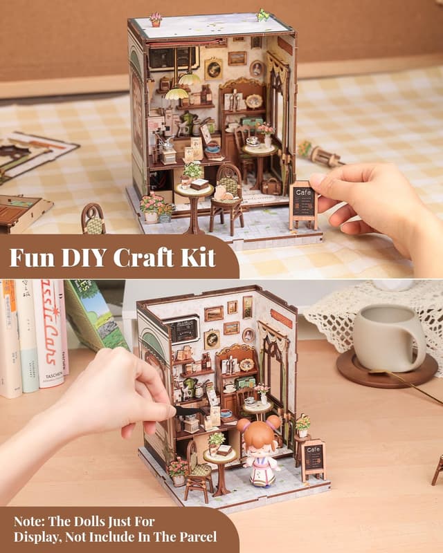 Thumbnail 4 de CUTEBEE Book Nook Kit DIY miniature book nook