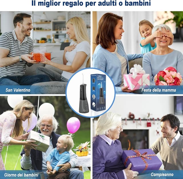 Thumbnail 6 de SURFOU Idropulsore dentale portatile, irrigatore orale da viaggio