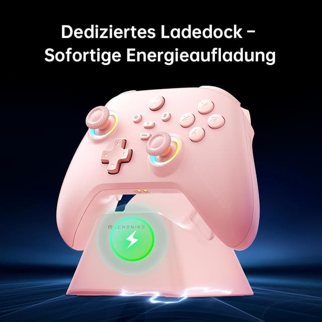 Detalle 2 de Machenike G3V2 Controller PC Wireless – Gamepad mit Dual-Hall-Sticks, 2 programmierbaren Tasten und RGB