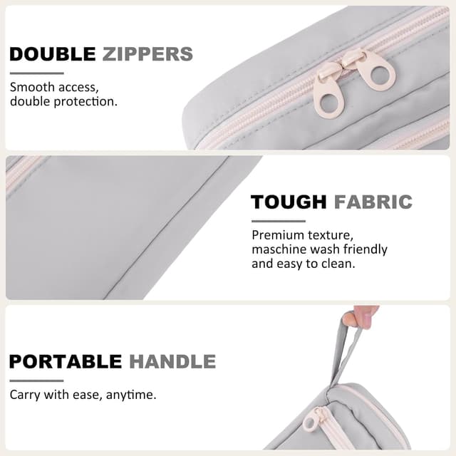 Detalle de COLOCASTLE Federmäppchen Mäppchen mit 3 Fächern und großer Kapazität (20 x 12 x 5 cm)