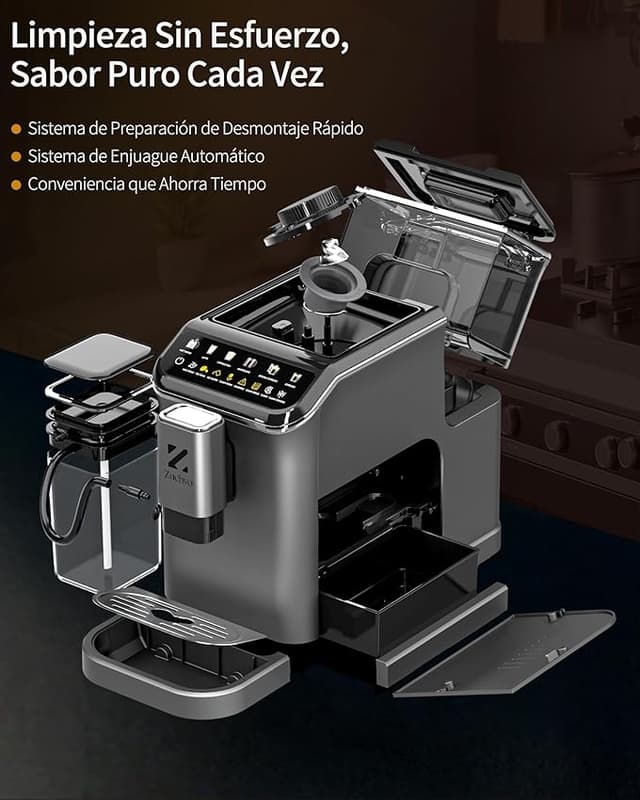 Thumbnail 6 de ZACHVO Cafetera superautomática 1,5 L