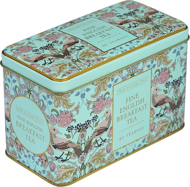 Thumbnail 2 de New English Teas Song Thrush and Berries Tea Tin 40 Tea Bags