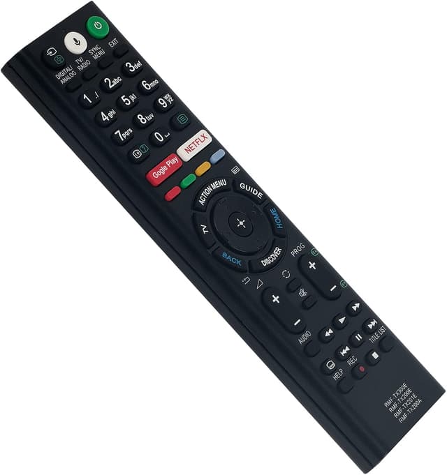Detalle de VINABTY RMF-TX300E / RMF-TX200E voice remote control for Sony Bravia TVs