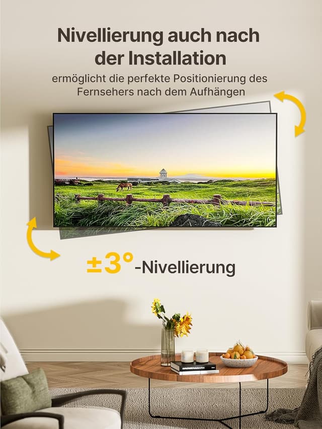 Thumbnail 6 de monTEK 728 mm Langarm TV-Wandhalterung für 23–65 Zoll (bis 35 kg, max. VESA 400×400) – schwenk- & neigbar