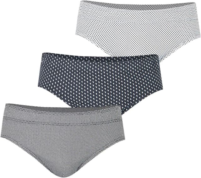 Detalle de Eminence lot de 3 slips taille basse homme en jersey 100% coton peigné (motif)